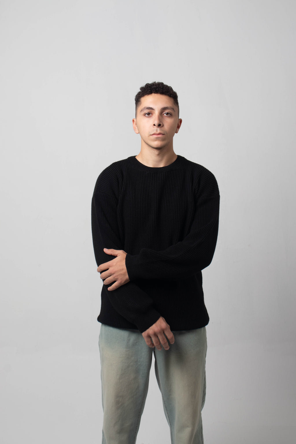 The Omeny knitted sweater - Black Edition